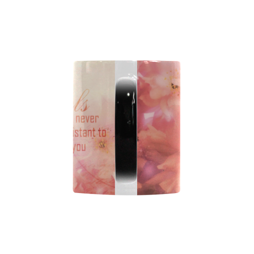 Pink Cherry Blossom for Angels Custom Morphing Mug