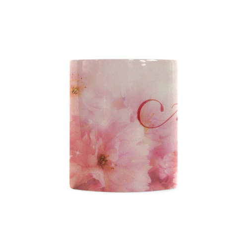 Pink Cherry Blossom for Angels White Mug(11OZ)