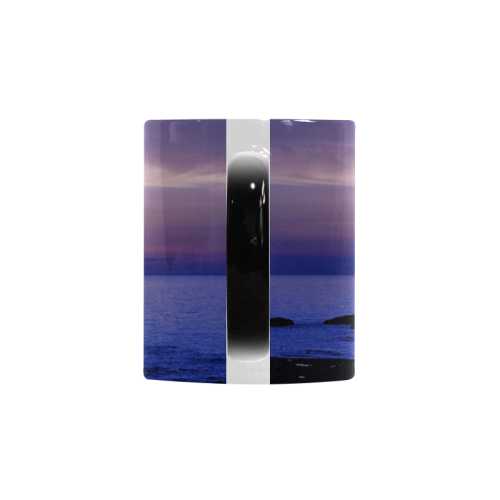 Blue and Purple Sunset Custom Morphing Mug