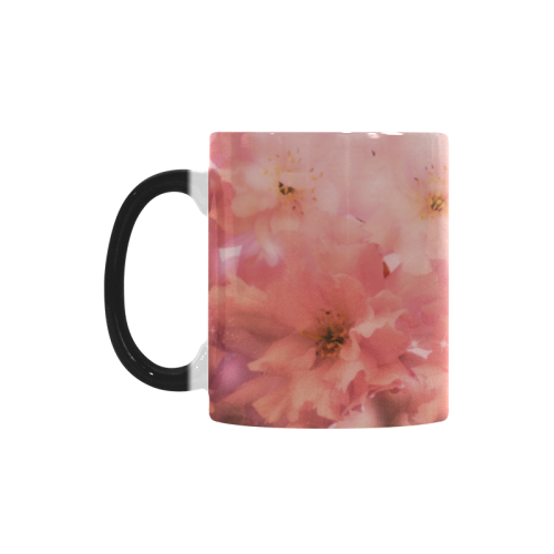 Pink Cherry Blossom for Angels Custom Morphing Mug