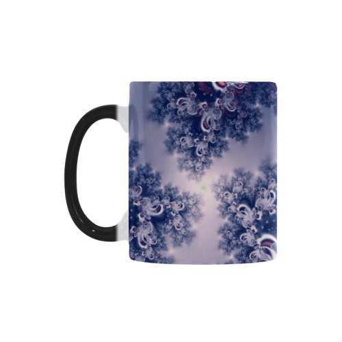 Purple Frost Fractal Custom Morphing Mug