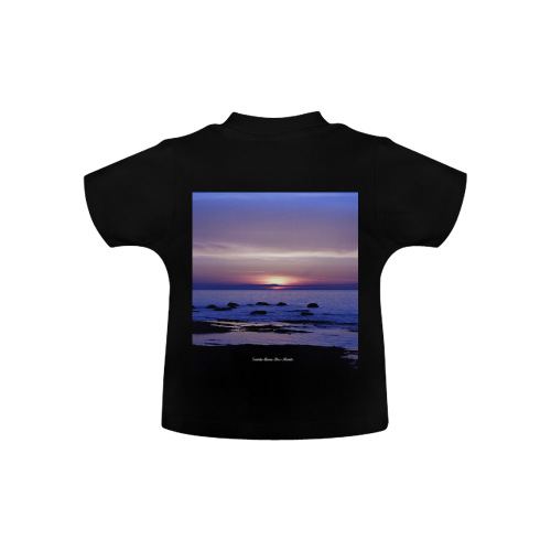 Blue and Purple Sunset Baby Classic T-Shirt (Model T30)