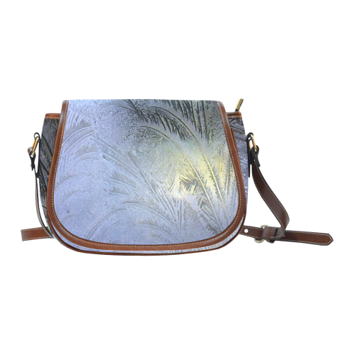 Iceflower macro Saddle Bag/Large (Model 1649)