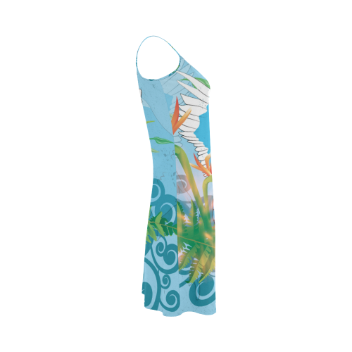 Cute budgies Alcestis Slip Dress (Model D05)