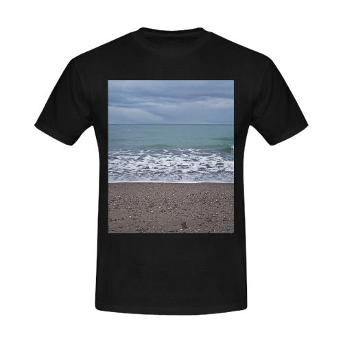 Foam on the Beach Men's Slim Fit T-shirt (Model T13)