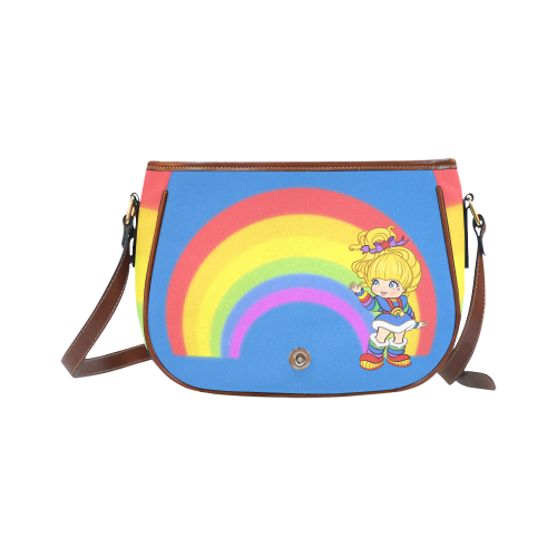 Rainbows Make Everything Better Saddle Bag/Small (Model 1649) Full Customization