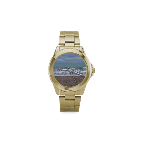 Foam on the Beach Custom Gilt Watch(Model 101)