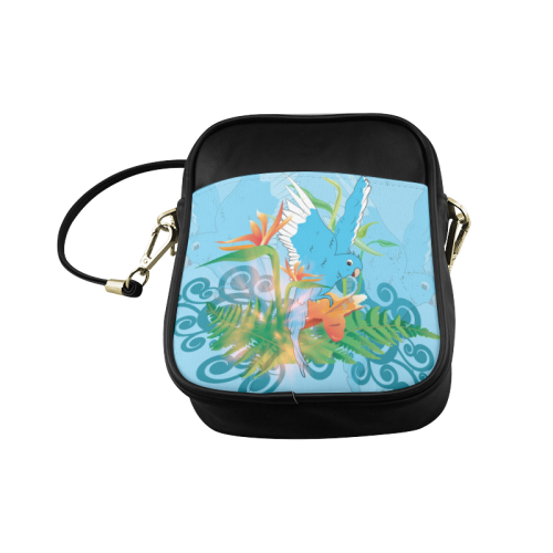 Cute budgies Sling Bag (Model 1627)