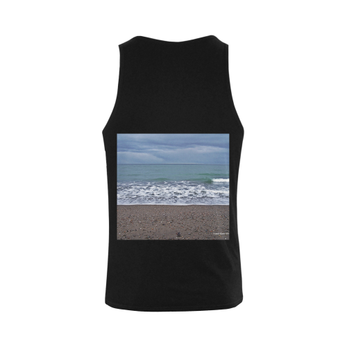 Foam on the Beach Men's Shoulder-Free Tank Top (Model T33)