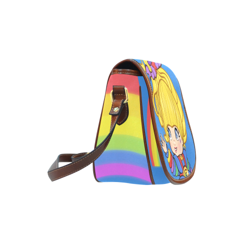 Rainbows Make Everything Better Saddle Bag/Small (Model 1649) Full Customization