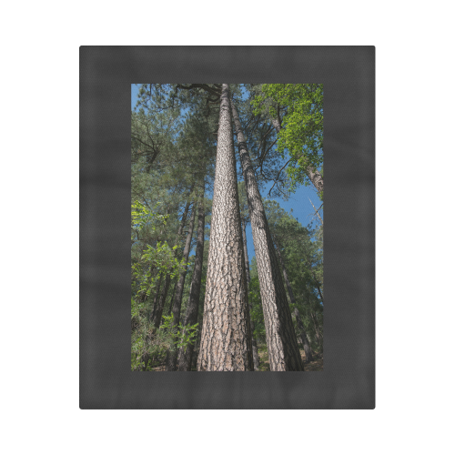 Tall Pine Trees Mt Lemmon Arizona Duvet Cover 86"x70" ( All-over-print)