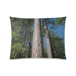 Tall Pine Trees Mt Lemmon Arizona Custom Zippered Pillow Case 20"x26"(Twin Sides)
