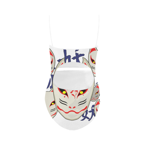 Japanese Fox Mask Strap Swimsuit ( Model S05)