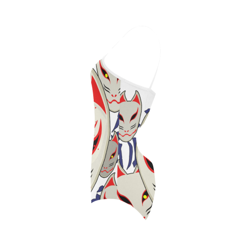 Japanese Fox Mask Strap Swimsuit ( Model S05)