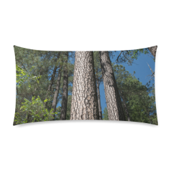 Tall Pine Trees Mt Lemmon Arizona Rectangle Pillow Case 20"x36"(Twin Sides)
