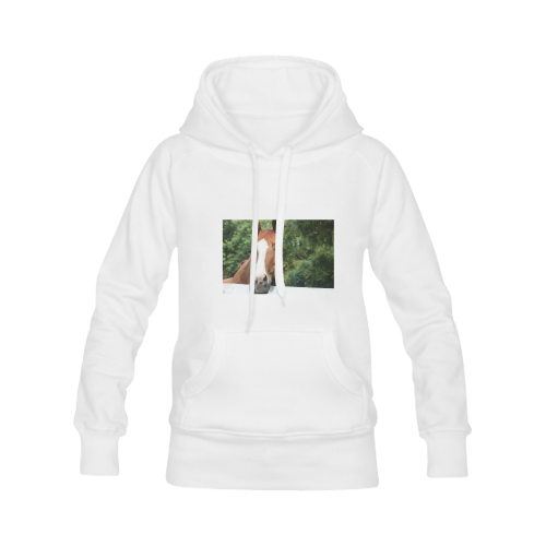 horse Women's Classic Hoodies (Model H07)