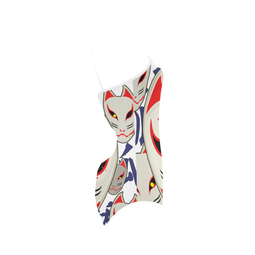 Japanese Fox Mask Strap Swimsuit ( Model S05)