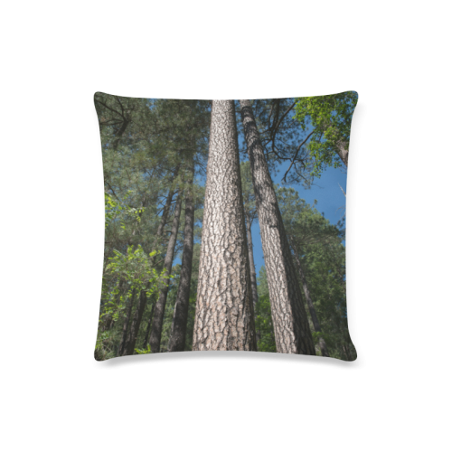 Tall Pine Trees Mt Lemmon Arizona Custom Zippered Pillow Case 16"x16"(Twin Sides)