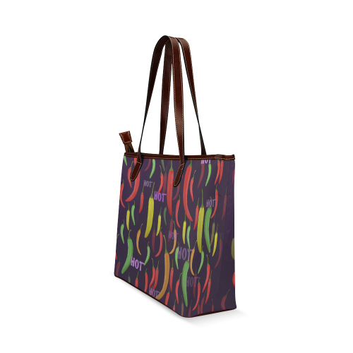 Hot Peperoni Shoulder Tote Bag (Model 1646)