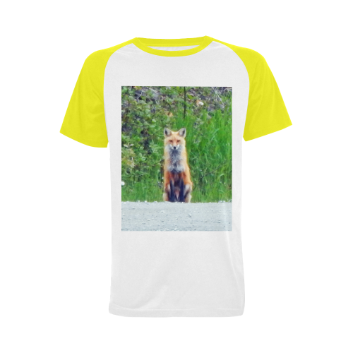 Red Fox Men's Raglan T-shirt (USA Size) (Model T11)