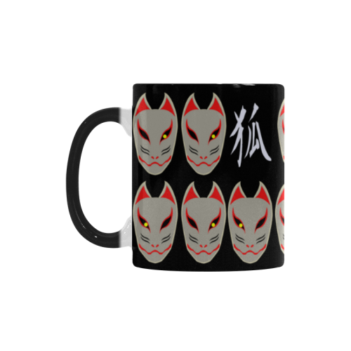 Japanese Fox Mask Custom Morphing Mug