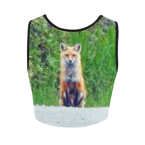 Red Fox Women's Crop Top (Model T42)