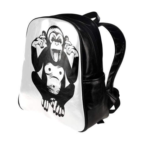 Monkey-Baby Multi-Pockets Backpack (Model 1636)