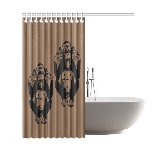 Monkey-Kids Shower Curtain 69"x72"