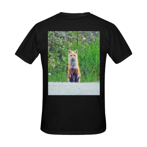 Red Fox Men's Slim Fit T-shirt (Model T13)