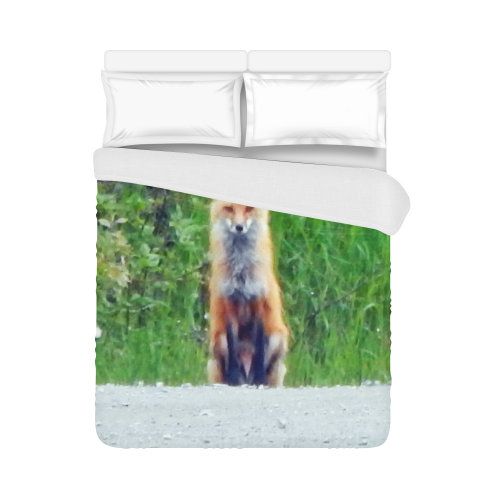 Red Fox Duvet Cover 86"x70" ( All-over-print)