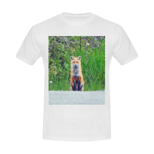 Red Fox Men's Slim Fit T-shirt (Model T13)