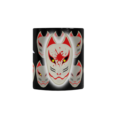 Japanese Fox Mask Custom Morphing Mug