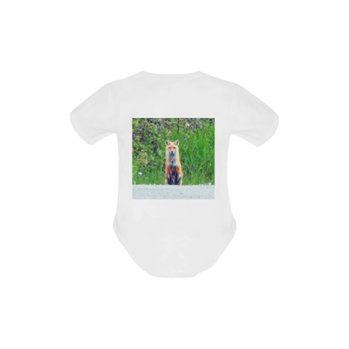 Red Fox Baby Powder Organic Short Sleeve One Piece (Model T28)