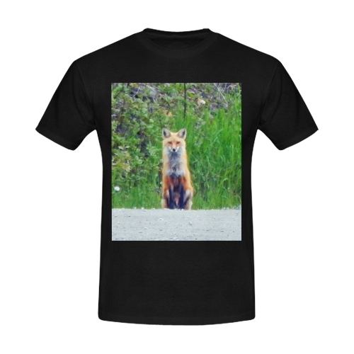 Red Fox Men's Slim Fit T-shirt (Model T13)