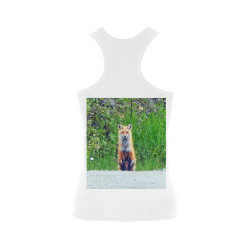 Red Fox Women's Shoulder-Free Tank Top (Model T35)