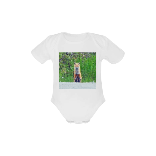 Red Fox Baby Powder Organic Short Sleeve One Piece (Model T28)