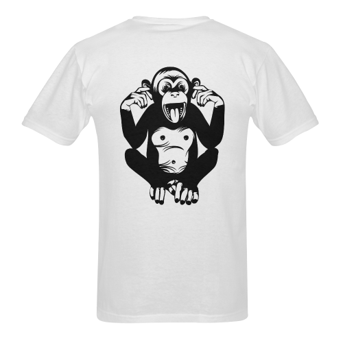 Monkey-Baby Sunny Men's T- shirt (Model T06)