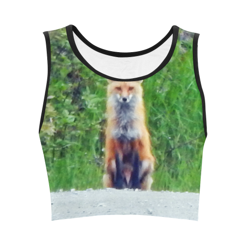 Red Fox Women's Crop Top (Model T42)