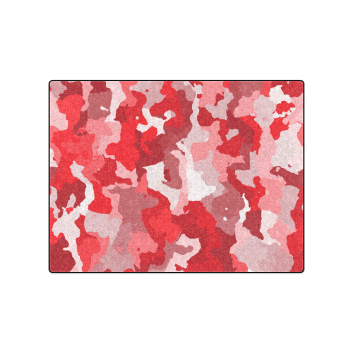 camouflage red Blanket 50"x60"