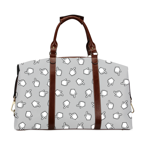 Link Me Pattern Classic Travel Bag (Model 1643)