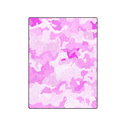 camouflage soft pink Blanket 50"x60"