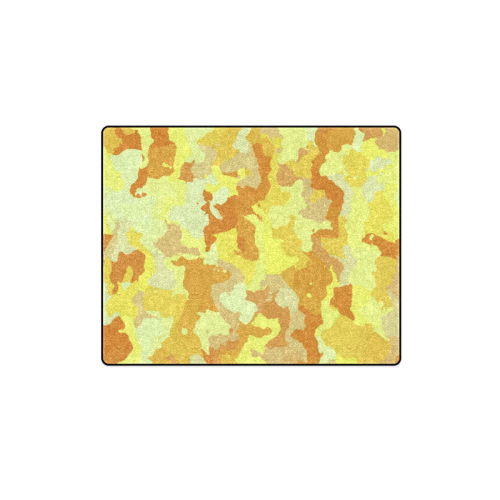 camouflage yellow Blanket 40"x50"