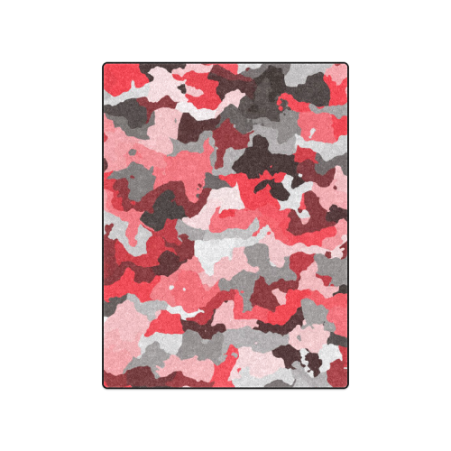 camouflage red,black Blanket 50"x60"