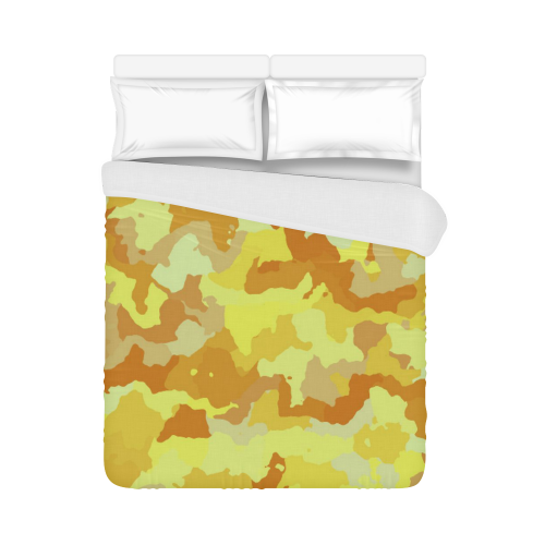 camouflage yellow Duvet Cover 86"x70" ( All-over-print)