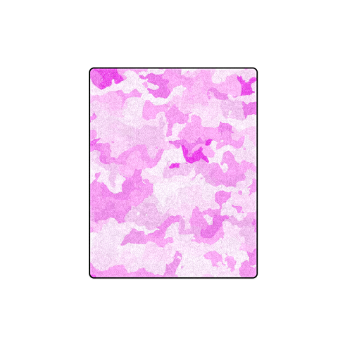 camouflage soft pink Blanket 40"x50"