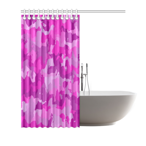 camouflage hot pink Shower Curtain 66"x72" ID D313974