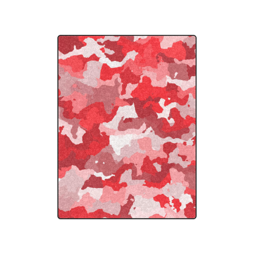 camouflage red Blanket 50"x60"