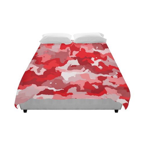 camouflage red Duvet Cover 86"x70" ( All-over-print)