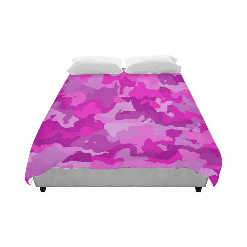 camouflage hot pink Duvet Cover 86"x70" ( All-over-print)