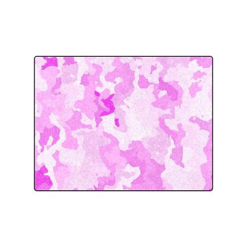 camouflage soft pink Blanket 50"x60"